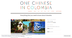 Desktop Screenshot of onechineseincolombia.com