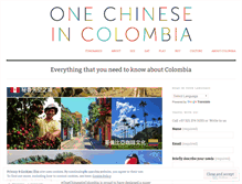 Tablet Screenshot of onechineseincolombia.com